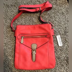 Salmon Pink crossbody bag